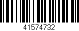Código de barras (EAN, GTIN, SKU, ISBN): '41574732'