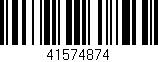 Código de barras (EAN, GTIN, SKU, ISBN): '41574874'