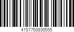 Código de barras (EAN, GTIN, SKU, ISBN): '4157750930555'