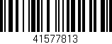 Código de barras (EAN, GTIN, SKU, ISBN): '41577813'