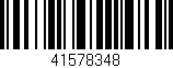 Código de barras (EAN, GTIN, SKU, ISBN): '41578348'