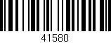 Código de barras (EAN, GTIN, SKU, ISBN): '41580'