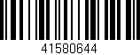 Código de barras (EAN, GTIN, SKU, ISBN): '41580644'