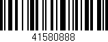 Código de barras (EAN, GTIN, SKU, ISBN): '41580888'