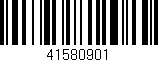 Código de barras (EAN, GTIN, SKU, ISBN): '41580901'