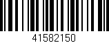 Código de barras (EAN, GTIN, SKU, ISBN): '41582150'