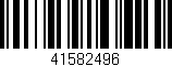 Código de barras (EAN, GTIN, SKU, ISBN): '41582496'