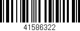 Código de barras (EAN, GTIN, SKU, ISBN): '41586322'