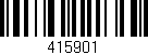 Código de barras (EAN, GTIN, SKU, ISBN): '415901'