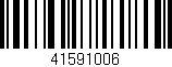 Código de barras (EAN, GTIN, SKU, ISBN): '41591006'