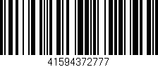 Código de barras (EAN, GTIN, SKU, ISBN): '41594372777'