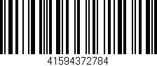 Código de barras (EAN, GTIN, SKU, ISBN): '41594372784'