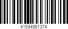 Código de barras (EAN, GTIN, SKU, ISBN): '41594991374'