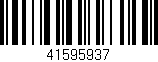 Código de barras (EAN, GTIN, SKU, ISBN): '41595937'