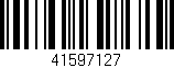 Código de barras (EAN, GTIN, SKU, ISBN): '41597127'
