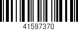 Código de barras (EAN, GTIN, SKU, ISBN): '41597370'