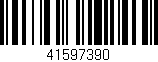 Código de barras (EAN, GTIN, SKU, ISBN): '41597390'
