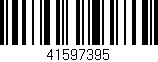 Código de barras (EAN, GTIN, SKU, ISBN): '41597395'