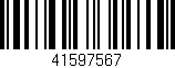 Código de barras (EAN, GTIN, SKU, ISBN): '41597567'