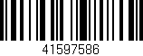 Código de barras (EAN, GTIN, SKU, ISBN): '41597586'