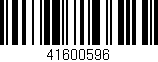 Código de barras (EAN, GTIN, SKU, ISBN): '41600596'
