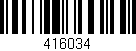 Código de barras (EAN, GTIN, SKU, ISBN): '416034'