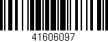 Código de barras (EAN, GTIN, SKU, ISBN): '41606097'