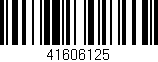Código de barras (EAN, GTIN, SKU, ISBN): '41606125'