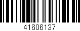 Código de barras (EAN, GTIN, SKU, ISBN): '41606137'