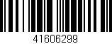 Código de barras (EAN, GTIN, SKU, ISBN): '41606299'