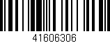 Código de barras (EAN, GTIN, SKU, ISBN): '41606306'