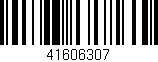 Código de barras (EAN, GTIN, SKU, ISBN): '41606307'