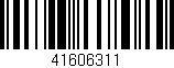 Código de barras (EAN, GTIN, SKU, ISBN): '41606311'