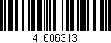 Código de barras (EAN, GTIN, SKU, ISBN): '41606313'
