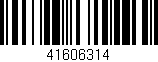 Código de barras (EAN, GTIN, SKU, ISBN): '41606314'