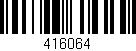 Código de barras (EAN, GTIN, SKU, ISBN): '416064'
