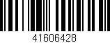 Código de barras (EAN, GTIN, SKU, ISBN): '41606428'