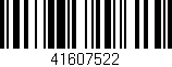 Código de barras (EAN, GTIN, SKU, ISBN): '41607522'
