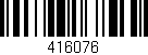 Código de barras (EAN, GTIN, SKU, ISBN): '416076'