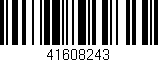 Código de barras (EAN, GTIN, SKU, ISBN): '41608243'