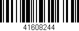 Código de barras (EAN, GTIN, SKU, ISBN): '41608244'