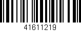 Código de barras (EAN, GTIN, SKU, ISBN): '41611219'