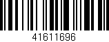 Código de barras (EAN, GTIN, SKU, ISBN): '41611696'