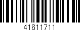 Código de barras (EAN, GTIN, SKU, ISBN): '41611711'