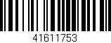 Código de barras (EAN, GTIN, SKU, ISBN): '41611753'
