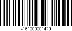 Código de barras (EAN, GTIN, SKU, ISBN): '4161383381479'