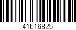 Código de barras (EAN, GTIN, SKU, ISBN): '41616825'