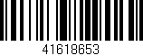 Código de barras (EAN, GTIN, SKU, ISBN): '41618653'
