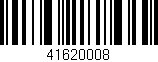 Código de barras (EAN, GTIN, SKU, ISBN): '41620008'