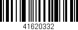 Código de barras (EAN, GTIN, SKU, ISBN): '41620332'